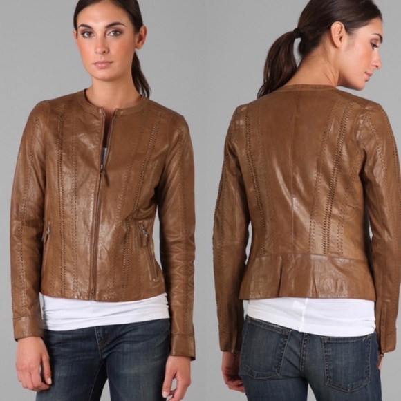 Vince Jackets & Blazers - VINCE Leather Jacket Size Medium